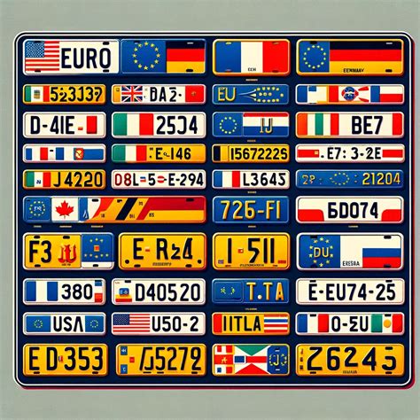 lv europe plate|european vehicle plates on left.